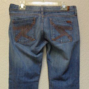 7 FOR ALL MANKIND WOMENS DENIM JEANS SIZE 29 BOOT